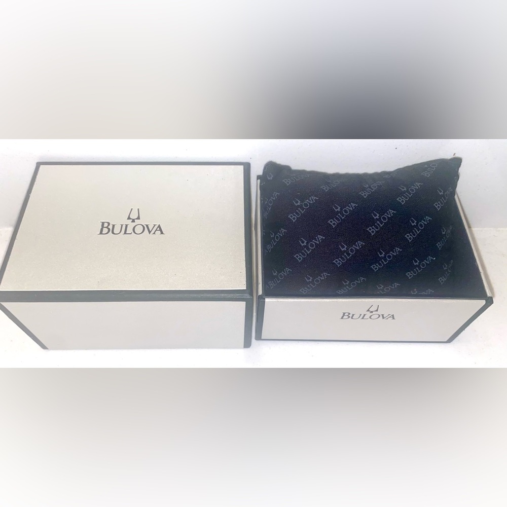 Auth Bulova Beige Empty Presentation Display Stor… - image 4